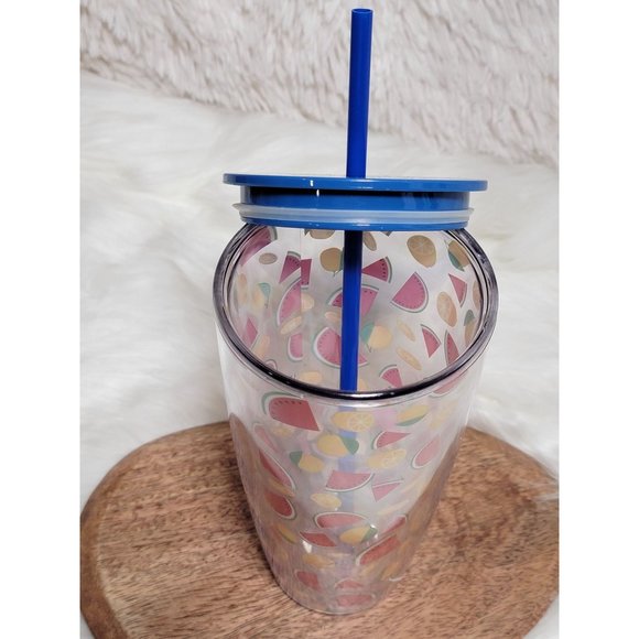 Drink Tumbler with Lid and Straw - Picture 2 of 6
